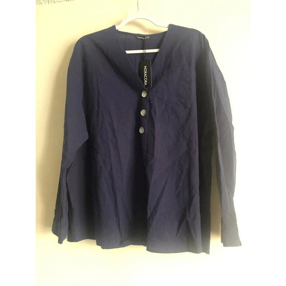NoraCora Cotton tunic top xxl NWT! - Picture 1 of 8